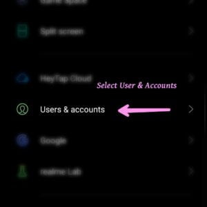 user & Account
