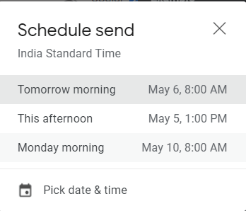 schedule messages on computer