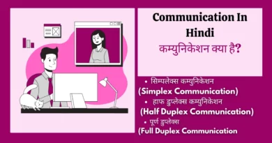 Communication In Hindi