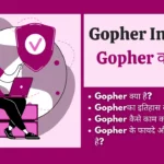 gopher protocol in hindi, gopher in hindi, gopher kya hai, गोफर प्रोटोकॉल इन हिंदी, what is gopher in hindi, गोफर क्या है, gopher kya hota hai, gopher in computer in hindi, गोफर, gopher in computer,